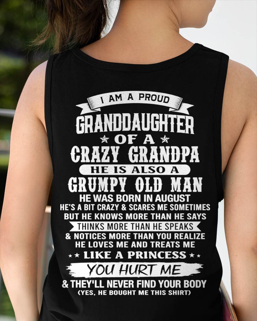 AUGUST - MY CRAZY GRANDPA LOVES ME - FROM GRANDPA - TLEE08 (SKU2606-313-08)