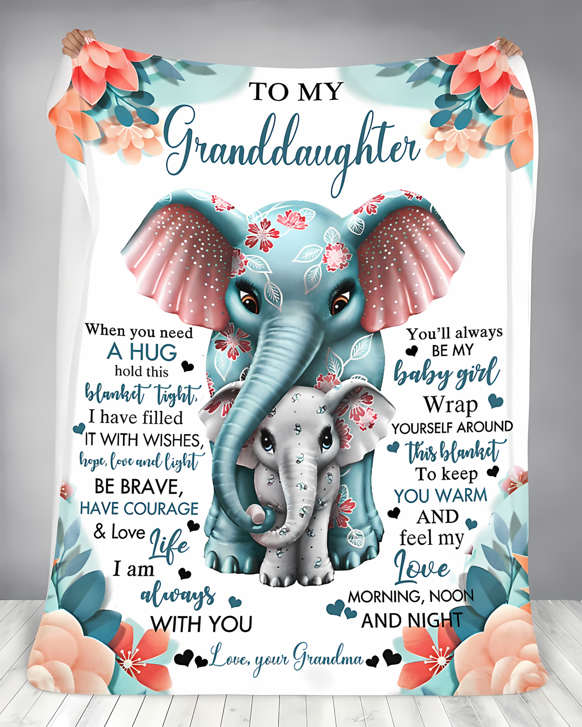 Special Gift For Your Granddaughter Blanket - From Grandma