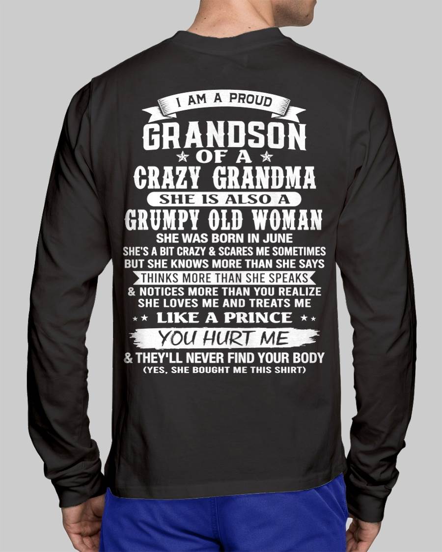 JUNE - GRANDSON OF A CRAZY GRANDMA - FROM GRANDMA - TLEE06 (SKU2606-274-06)