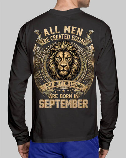SEPTEMBER BORN LEGEND SHIRT – LION KING - FOR MAN - TLEE09 (SKU2606-177-09)