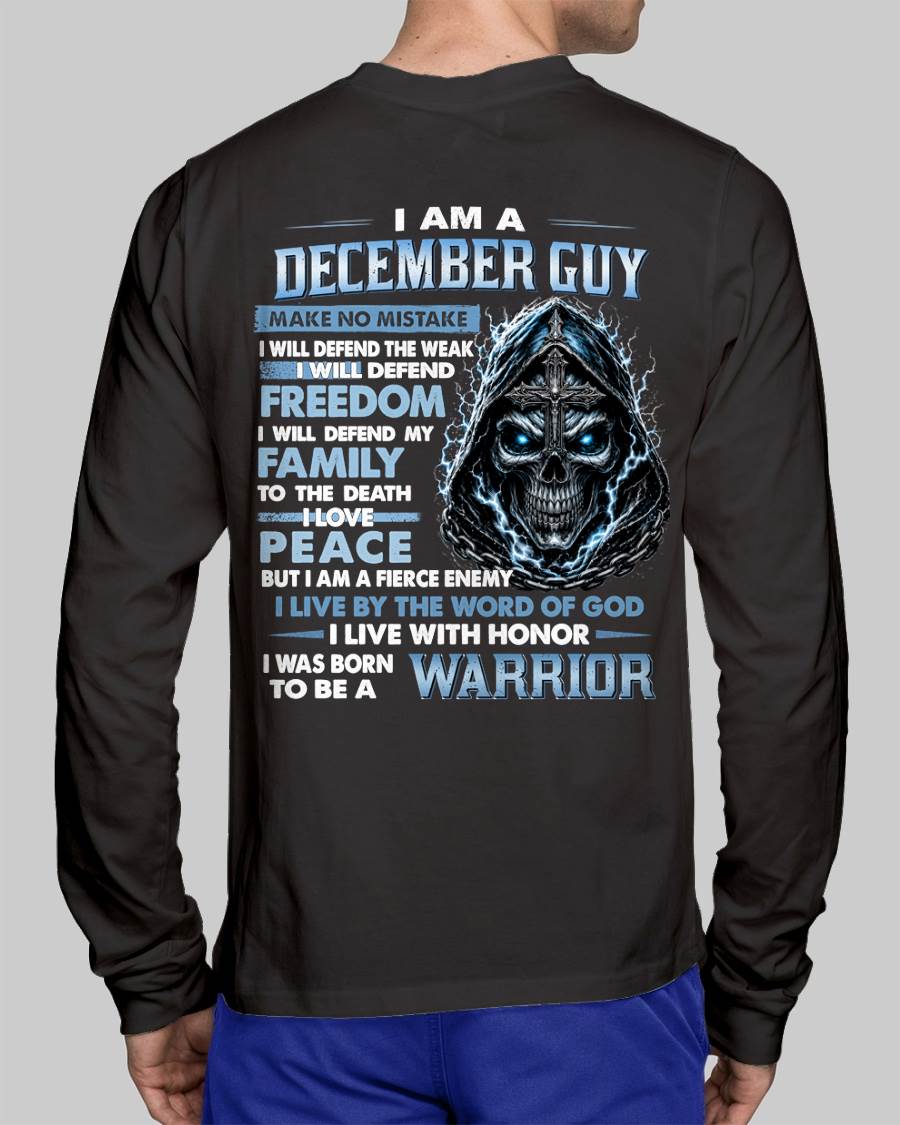 DECEMBER GUY – NEVER BACK DOWN - FOR MAN - TLEE12 (SKU2607-271-12)