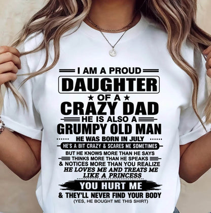 JULY DAD - GRUMPY OLD MAN, LOVING FATHER - FROM DAD - TLEE07 (SKU2606-302-07)