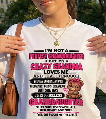 JANUARY - GRANDMA & PRICELESS GRANDDAUGHTER - FROM GRANDMA - TLEE01 (SKU2609-124-01)