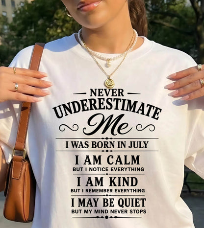 JULY GIRL : CALM, KIND, UNFORGETTABLE - FOR WOMEN - TLEE07 (SKU2606-139-07)