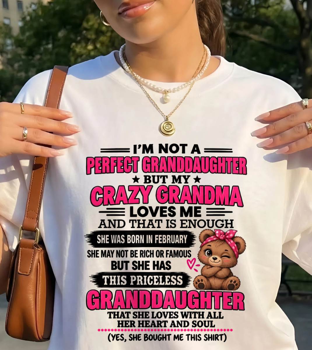 FEBRUARY - GRANDMA & PRICELESS GRANDDAUGHTER - FROM GRANDMA - TLEE02 (SKU2609-124-02)