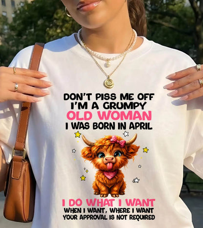 APRIL GRUMPY LADY SHIRT - FOR WOMEN - TLEE04 (SKU2607-215-04)