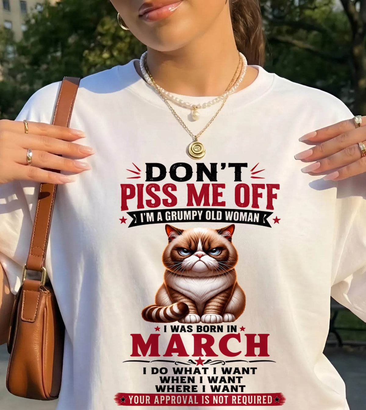 MARCH – ZERO PATIENCE FUNNY CAT - FOR WOMEN - TLEE03 (SKU2608-291-03)