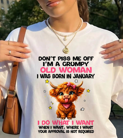 JANUARY GRUMPY LADY SHIRT - FOR WOMEN - TLEE01 (SKU2607-215-01)