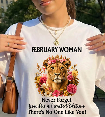 FEBRUARY WOMAN – PROUD TO BE DIFFERENT - FOR WOMEN - TLEE02 (SKU2607-74-02)