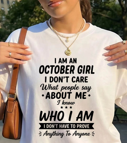 OCTOBER – I DON'T CARE WHAT PEOPLE SAY ABOUT ME - FOR WOMEN - TLEE10 (SKU2606-379-10)