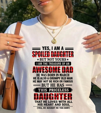 MARCH - DAD’S SPOILED DAUGHTER - FROM DAD - TLEE03 (SKU2609-31-03)