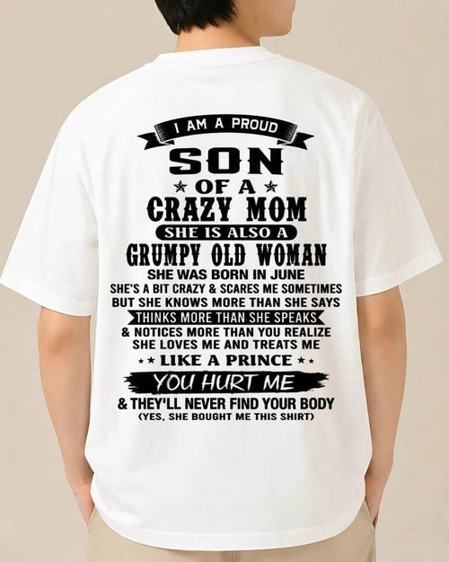 JUNE - MY MOM IS CRAZY BUT SHE LOVES ME - FROM MOM - TLEE06 (SKU2606-354-06)
