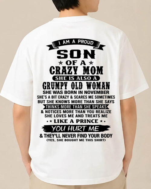 NOVEMBER - MY MOM IS CRAZY BUT SHE LOVES ME - FROM MOM - TLEE11 (SKU2606-354-11)