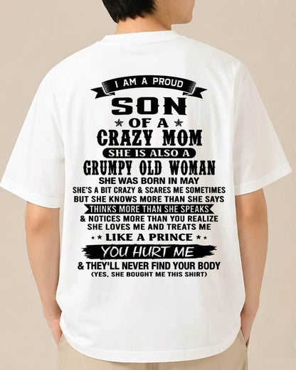 MAY - MY MOM IS CRAZY BUT SHE LOVES ME - FROM MOM - TLEE05 (SKU2606-354-05)