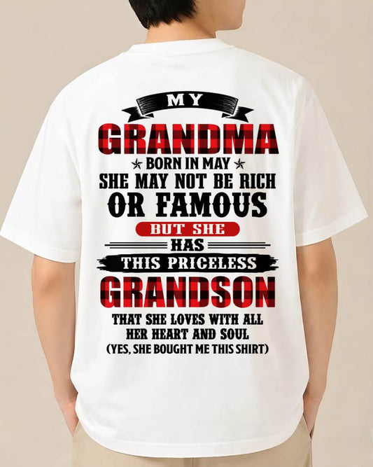 MAY GRANDMA - HER PRICELESS GRANDSON - FROM GRANDMA - TLEE05 (SKU2606-337-05)