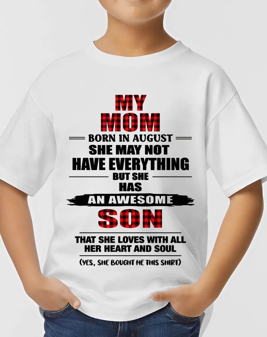 AUGUST - A MOTHER'S LOVE, A SON'S PRIDE - FROM MOM - TLEE08 (SKU2606-149-08)