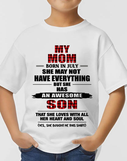 JULY - A MOTHER'S LOVE, A SON'S PRIDE - FROM MOM - TLEE07 (SKU2606-149-07)