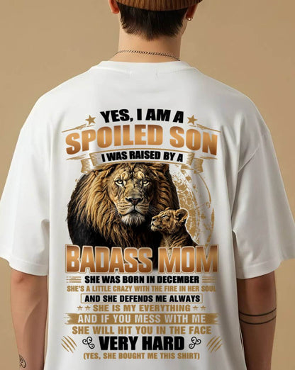 DECEMBER MOM GIFT FOR SON SHIRT - FROM MOM - TLEE12 (SKU2605-404-12)