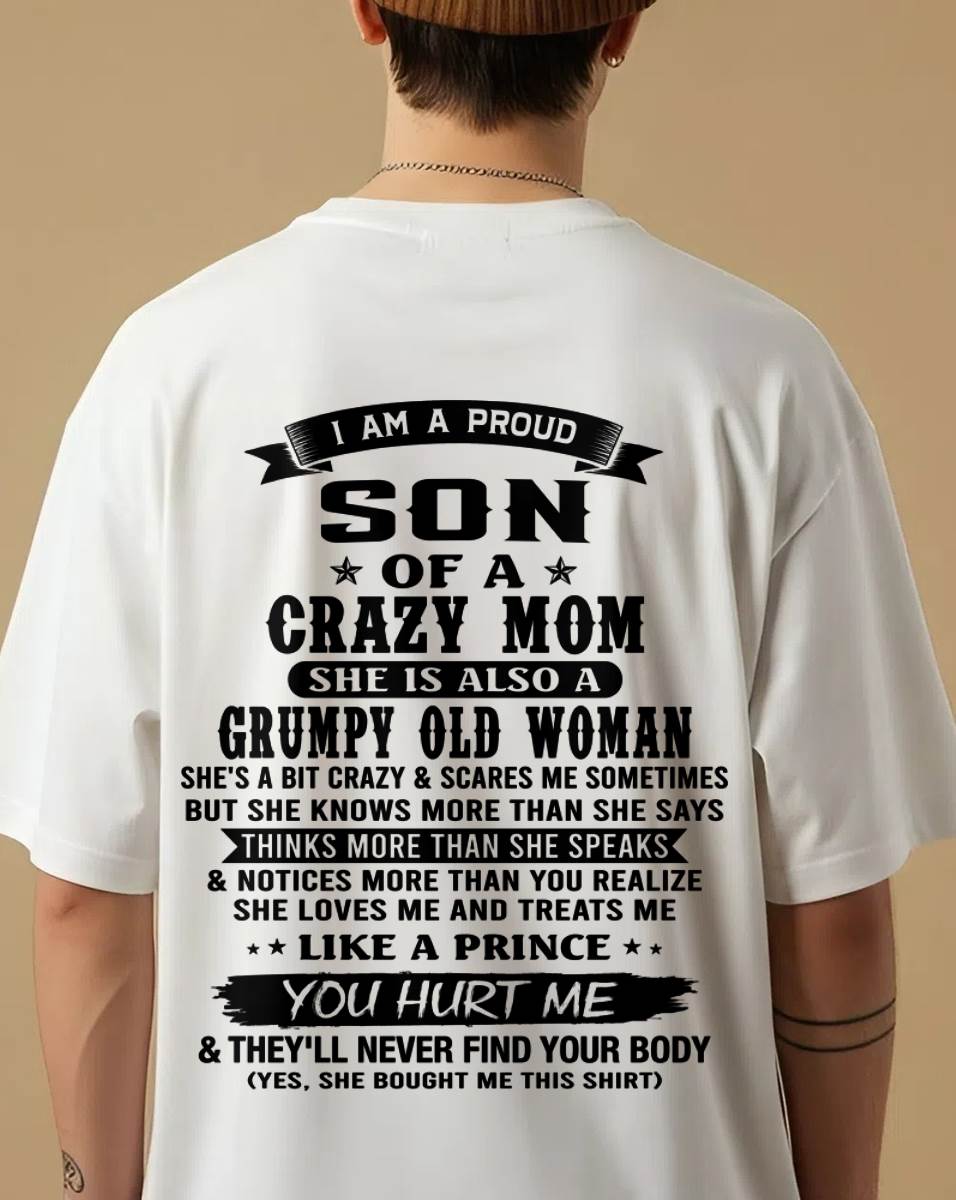 MY MOM IS CRAZY BUT SHE LOVES ME - FROM MOM - TLEE00 (SKU2606-354-00)