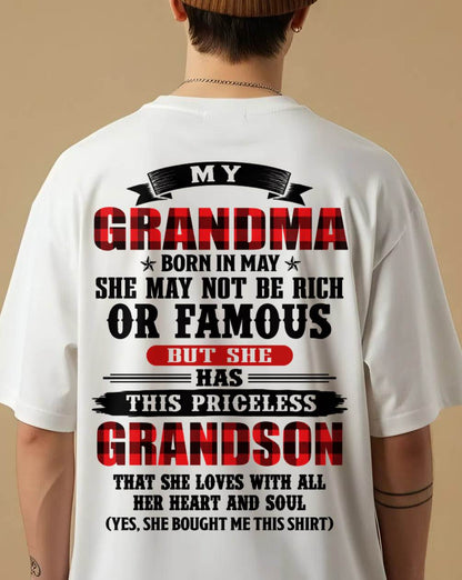 MAY GRANDMA - HER PRICELESS GRANDSON - FROM GRANDMA - TLEE05 (SKU2606-337-05)