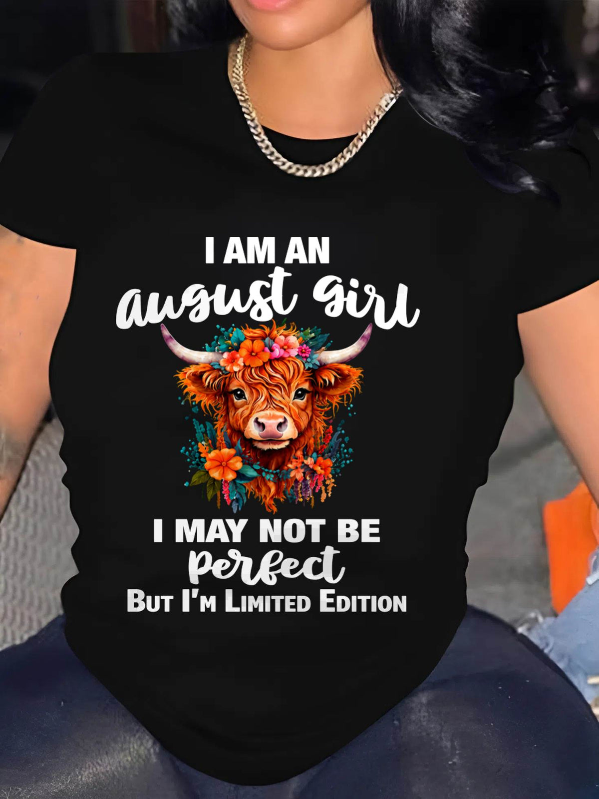 AUGUST GIRL ONE OF A KIND TEE - FOR WOMEN - TLEE08 (SKU2607-296-08)