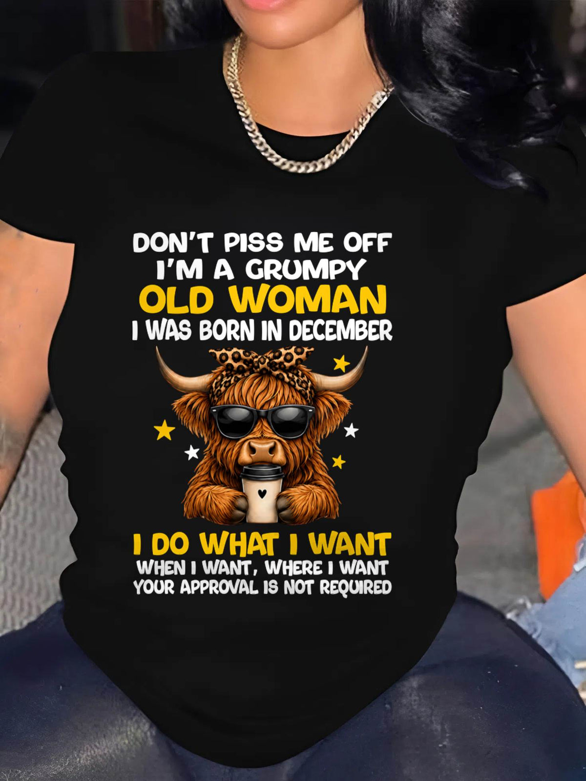 DECEMBER BORN WOMAN FUNNY SHIRT - FOR WOMEN - TLEE12 (SKU2607-217-12)