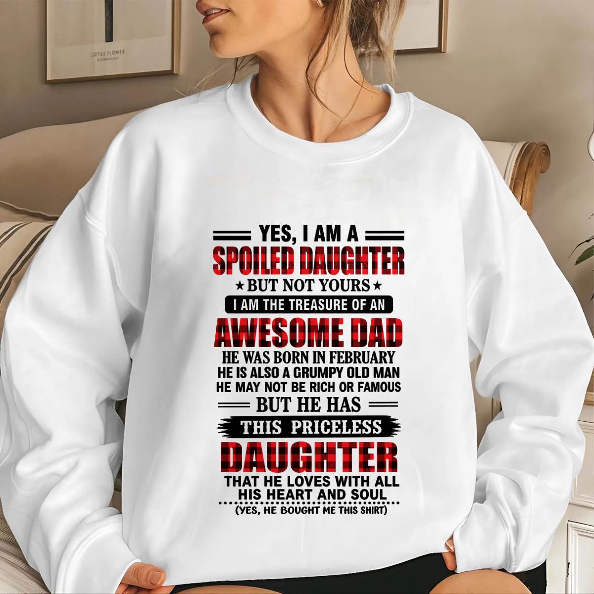 FEBRUARY - DAD’S SPOILED DAUGHTER - FROM DAD - TLEE02 (SKU2609-31-02)