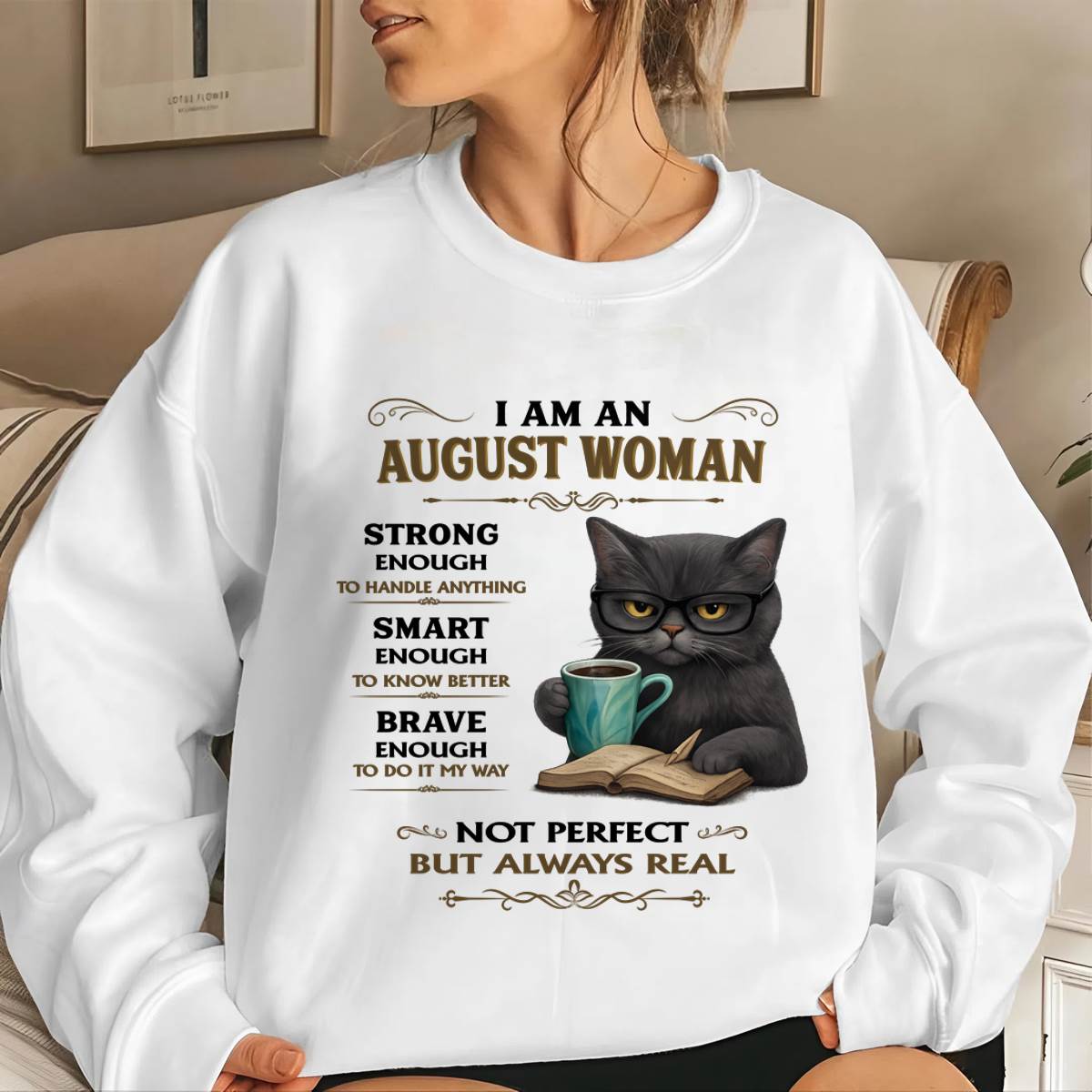 AUGUST - STRONG, SMART & BRAVE – CONFIDENT IN MY OWN WAY - FOR WOMEN - TLEE08 (SKU2603-14-08)