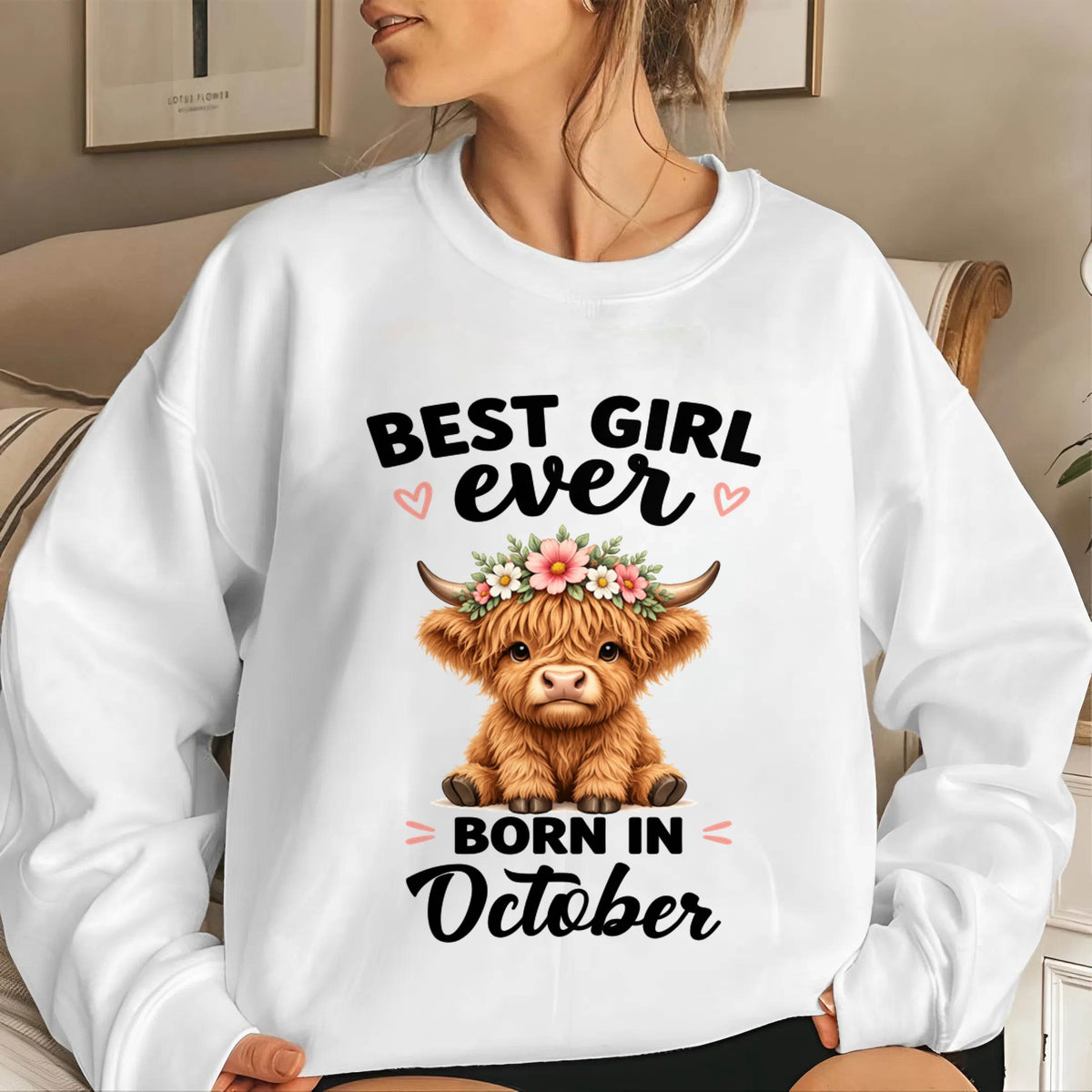 OCTOBER - BEST GIRL EVER - FOR WOMEN - TLEE10 (SKU2607-198-10)