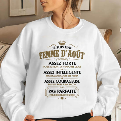 JE SUIS UNE FEMME D’AOÛT - fma TLEE08 (SKU2609-38-08)