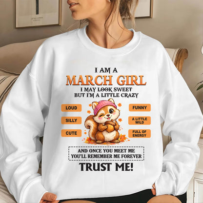 MARCH GIRL - SWEET BUT A LITTLE CRAZY AND FULL OF ENERGY - FOR WOMEN - TLEE03 (SKU2603-126-03)