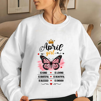 APRIL GIRL BUTTERFLY SHIRT - FOR WOMEN - TLEE04 (SKU2608-593-04)