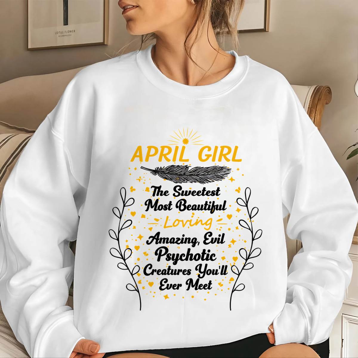 APRIL GIRL – SWEET, BEAUTIFUL & A LITTLE PSYCHOTIC - FOR WOMEN - TLEE04 (SKU2603-297-04)