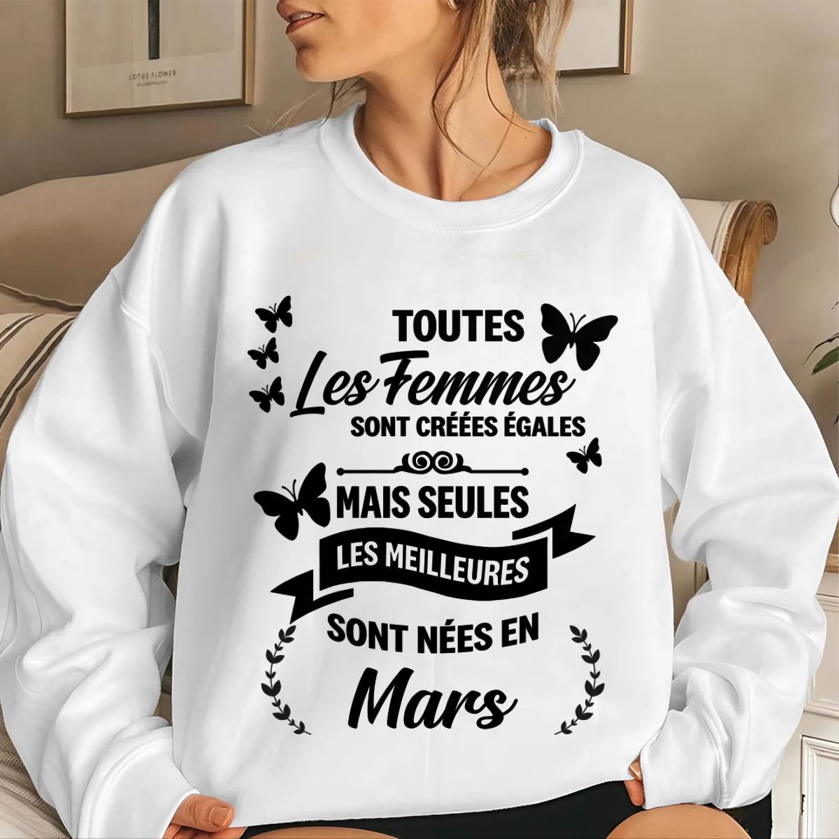 LES MEILLEURES NÉES EN MARS - POUR LES FEMMES - TLEE03 (SKU2603-352-03)