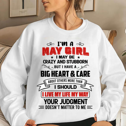 MAY - MY LIFE, MY RULES, AND I STAND BY EVERY CHOICE I MAKE - FOR WOMEN - TLEE05 (SKU26T-01239-05)