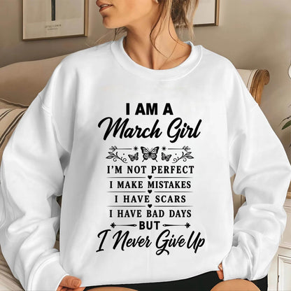 MARCH GIRL NEVER GIVE UP - FOR WOMEN - TLEE03 (SKU2606-378-03)