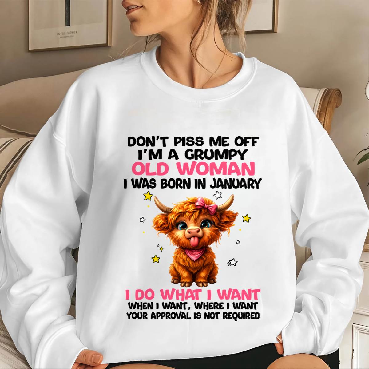 JANUARY GRUMPY LADY SHIRT - FOR WOMEN - TLEE01 (SKU2607-215-01)