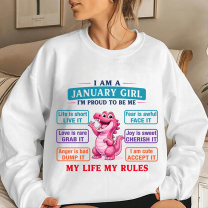 JANUARY GIRL – MY LIFE MY RULES - FOR WOMEN - TLEE01 (SKU2604-245-01)