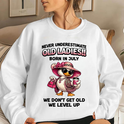 JULY LADIES – WE DON’T GET OLD, WE LEVEL UP - FOR WOMEN - TLEE07 (SKU2604-35-07)