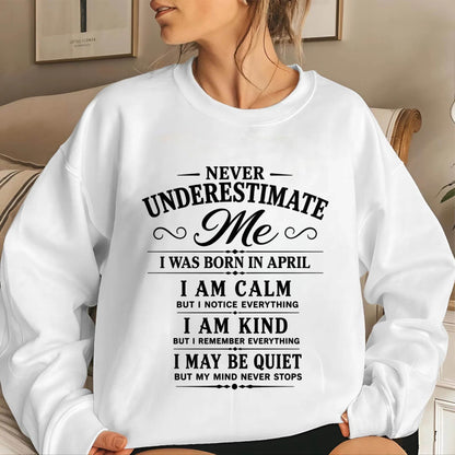 APRIL GIRL : CALM, KIND, UNFORGETTABLE - FOR WOMEN - TLEE04 (SKU2606-139-04)