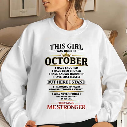 OCTOBER - THE LESSONS HURT, BUT THEY MADE ME STRONGER - FOR WOMEN - TLEE10 (SKU2602-217-10)