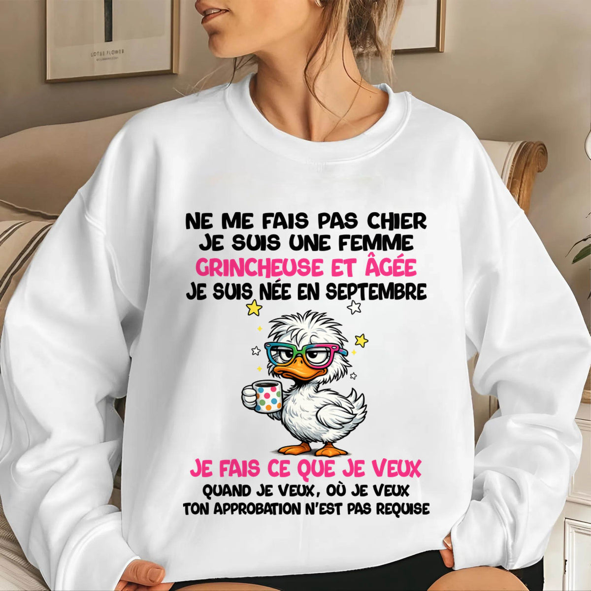 JE SUIS UNE FILLE DE SEPTEMBRE - POUR FEMME - TLEE09 (SKU2604-117-09)