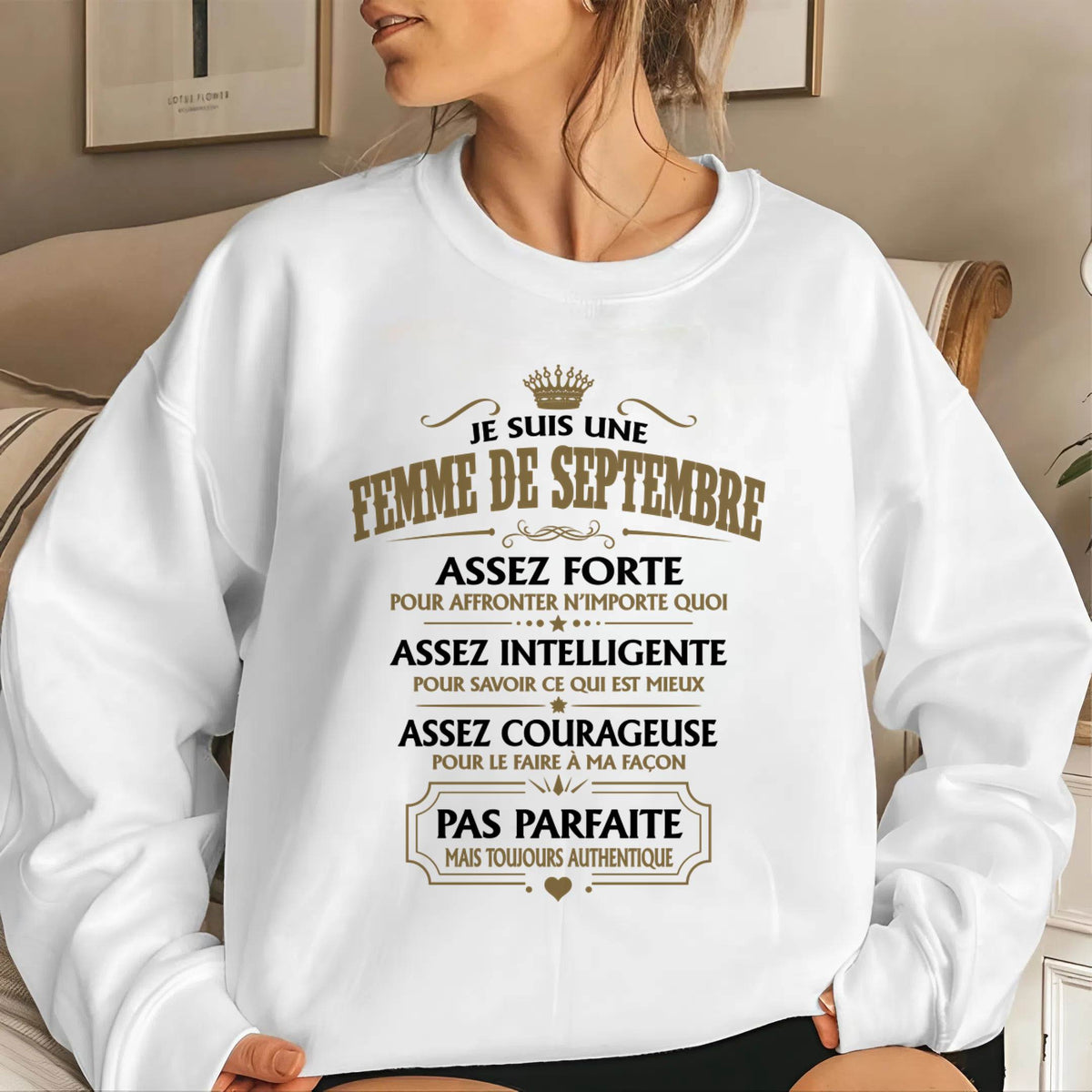 JE SUIS UNE FEMME DE SEPTEMBRE - fma TLEE09 (SKU2609-38-09)