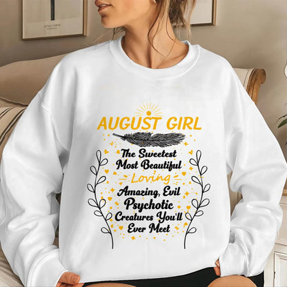 AUGUST GIRL – SWEET, BEAUTIFUL & A LITTLE PSYCHOTIC - FOR WOMEN - TLEE08 (SKU2603-297-08)