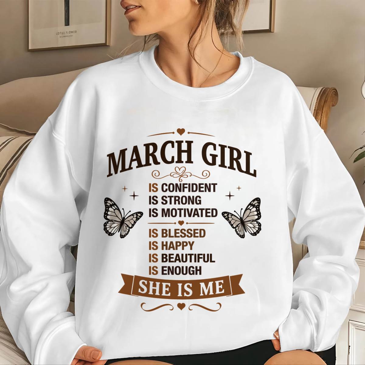 MARCH GIRL – FAITH, STRENGTH & BEAUTY - FOR WOMEN - TLEE03 (SKU2605-378-03)