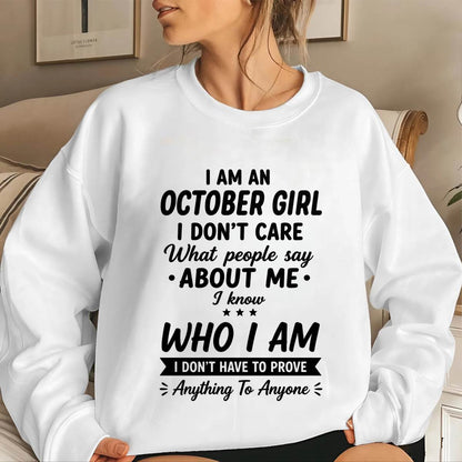 OCTOBER – I DON'T CARE WHAT PEOPLE SAY ABOUT ME - FOR WOMEN - TLEE10 (SKU2606-379-10)