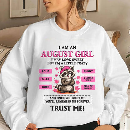 AUGUST GIRL - I MAY LOOK SWEET BUT I’M A LITTLE CRAZY - FOR WOMEN - TLEE08 (SKU2603-80-08)
