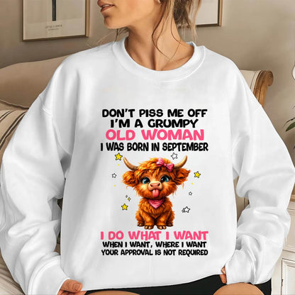 SEPTEMBER GRUMPY LADY SHIRT - FOR WOMEN - TLEE09 (SKU2607-215-09)