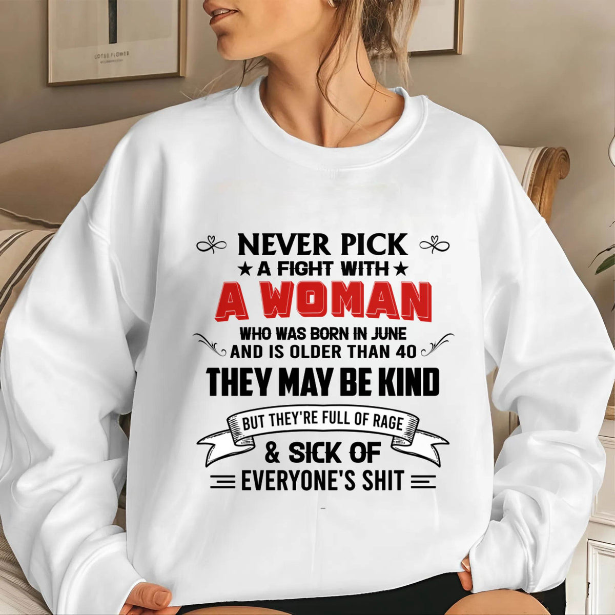 JUNE - I LOOK CALM, BUT I’M DONE EXPLAINING MYSELF - FOR WOMEN - TLEE06 (SKU26T-01304-06)