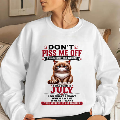 JULY – ZERO PATIENCE FUNNY CAT - FOR WOMEN - TLEE07 (SKU2608-291-07)